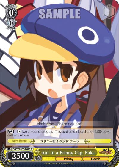 Girl in a Prinny Cap, Fuka [DG/EN-S03 - DG/EN-S03-E021 C]
