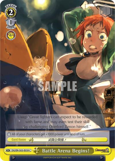 Battle Arena Begins! [DG/EN-S03 - DG/EN-S03-E039 C]