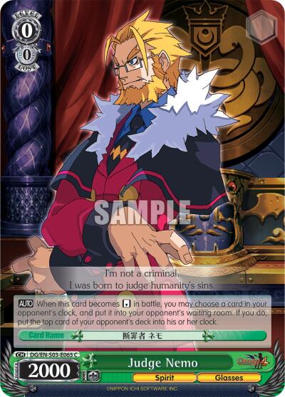 Judge Nemo [DG/EN-S03 - DG/EN-S03-E065 C]