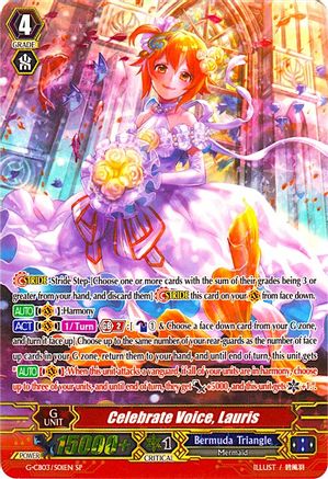 Celebrate Voice, Lauris (SP) (G-CB03/S01EN) - G-CB03: Blessing of Divas