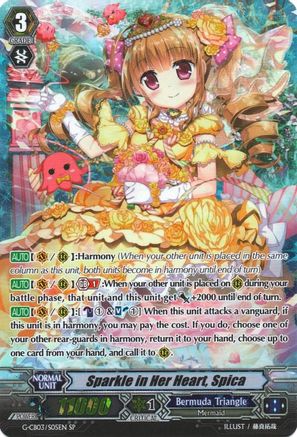 Sparkle in Her Heart, Spica (SP) (G-CB03/S05EN) - G-CB03: Blessing of Divas