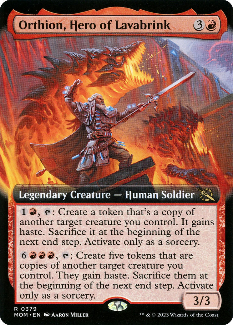 Orthion, Hero of Lavabrink (Extended Art) [MOM - 379]