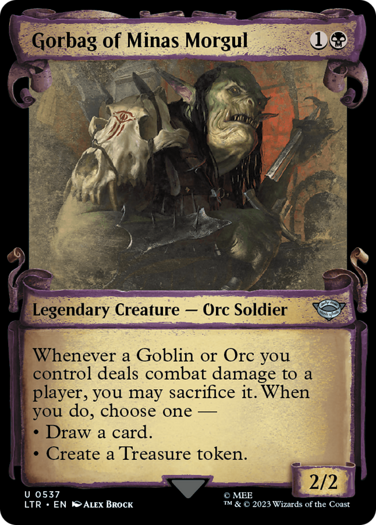 Gorbag of Minas Morgul (Showcase Scrolls) [LTR - 537]