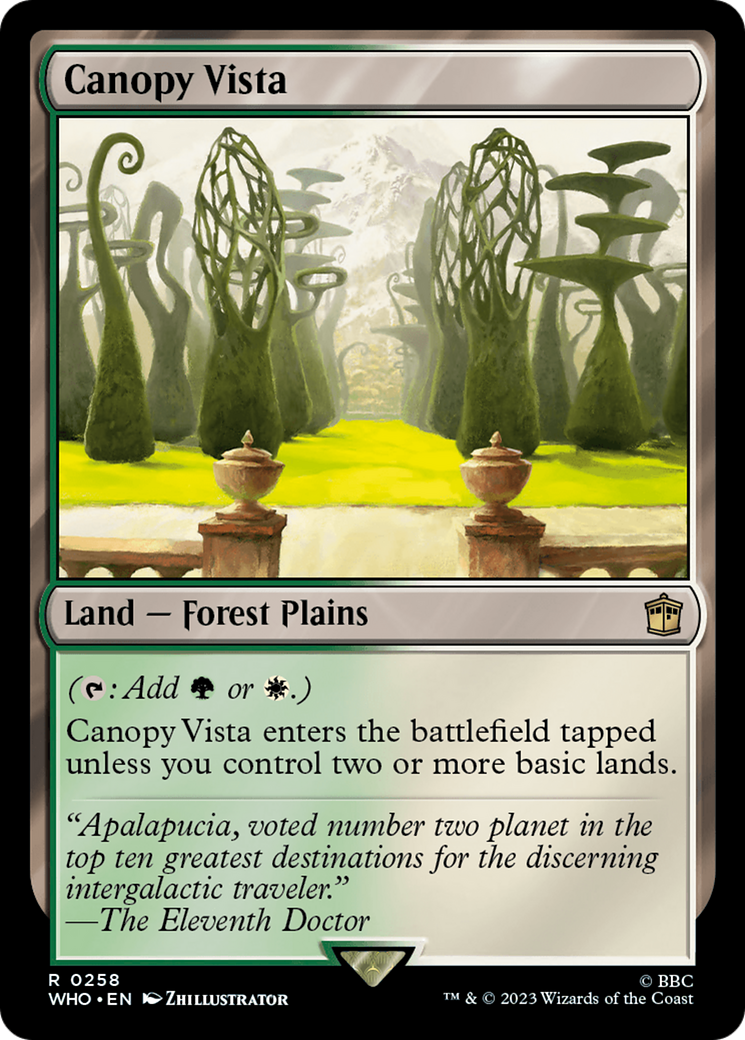 Canopy Vista [WHO - 258]