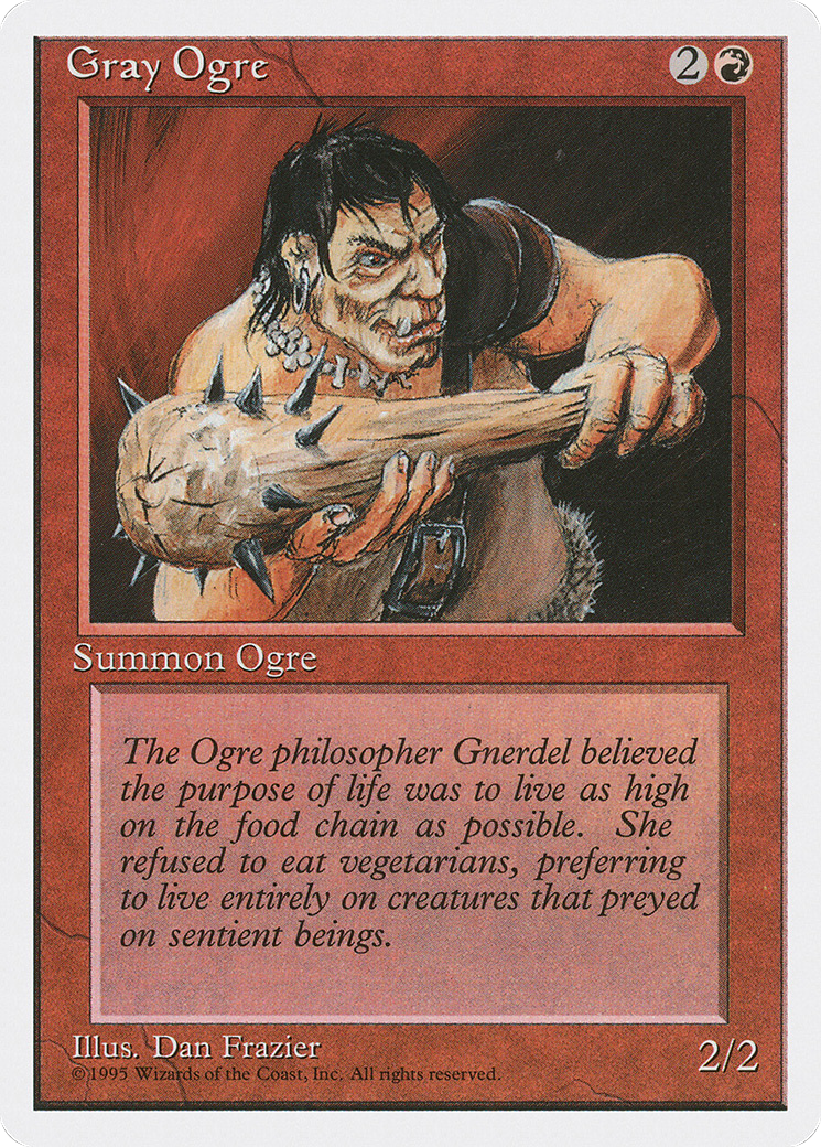 Gray Ogre [4ED - N/A]