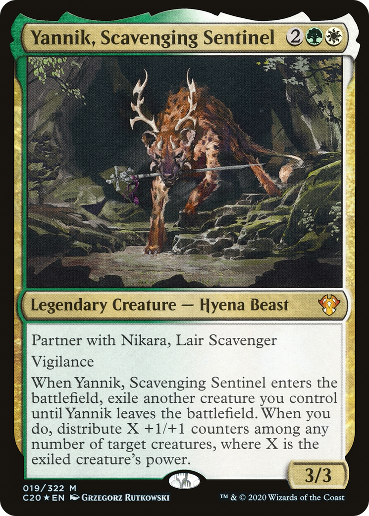 Yannik, Scavenging Sentinel [C20 - 19]