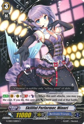Skillful Performer, Minori (G-CB03/028EN) - G-CB03: Blessing of Divas