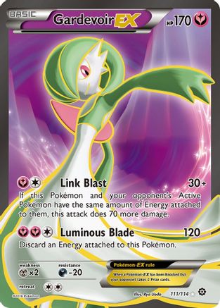 Gardevoir EX (Full Art) 111/114  - Holofoil XY  Steam Siege - Ultra Rare