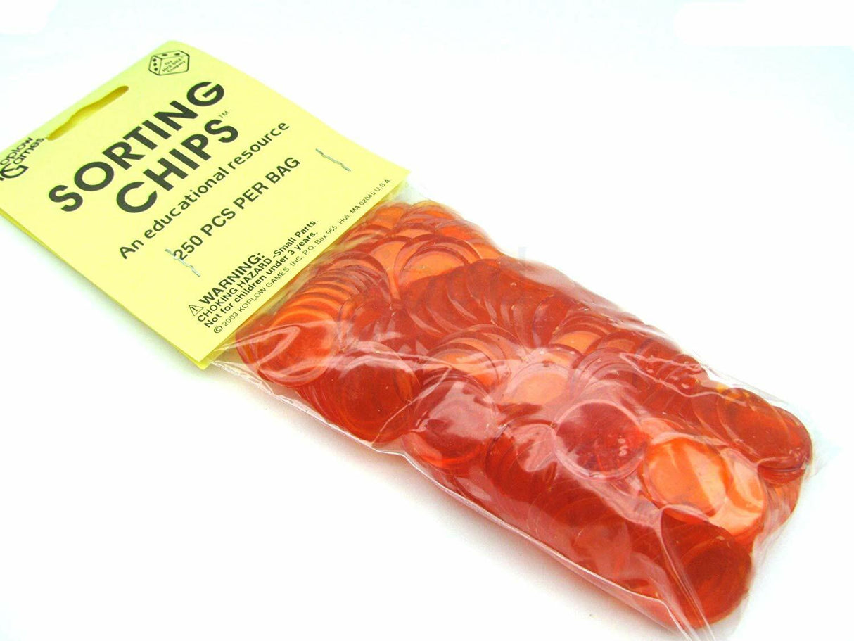 Sorting Chips - Orange