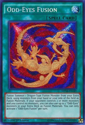Odd-Eyes Fusion (MP16-EN149) - 2016 Mega-Tins Mega Pack 1st Edition