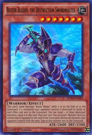 Buster Blader, the Destruction Swordmaster [MP16 - MP16-EN189]