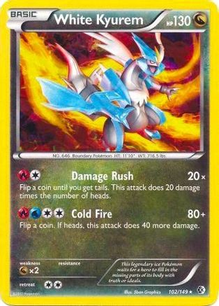 White Kyurem - 102/149 (BW Boundaries Crossed) [PR - 102/149]