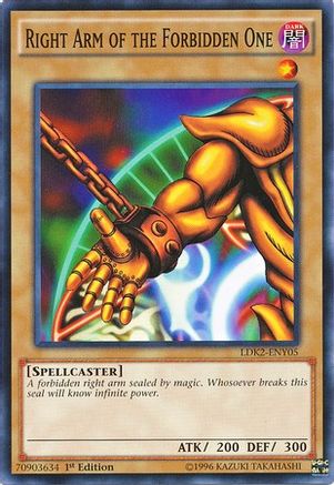 Right Arm of the Forbidden One [LDK2 - LDK2-ENY05]