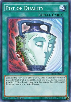 Pot of Duality (LDK2-ENY34) - Legendary Decks II 1st Edition