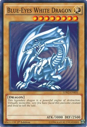 Blue-Eyes White Dragon (Version 2) [LDK2 - LDK2-ENK01]