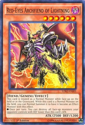 Red-Eyes Archfiend of Lightning [LDK2 - LDK2-ENJ03]