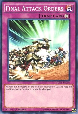 Final Attack Orders (SDKS-EN036) - Structure Deck: Seto Kaiba 1st Edition