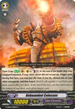 Unbounded Colossus (G-CB04/028EN) - G-CB04: Gear of Fate