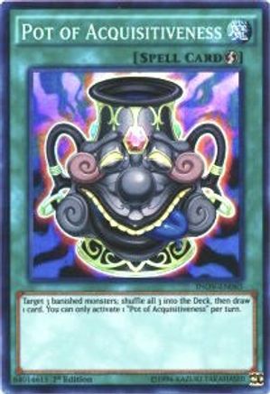 Pot of Acquisitiveness (INOV-EN065) - Invasion: Vengeance 1st Edition