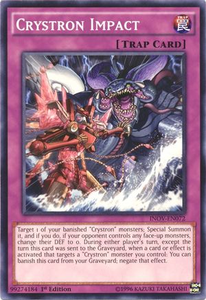 Crystron Impact (INOV-EN072) - Invasion: Vengeance 1st Edition