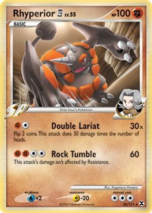 Rhyperior E4 - 32/111 (DPPt Rising Rivals) [PR - 032/111]