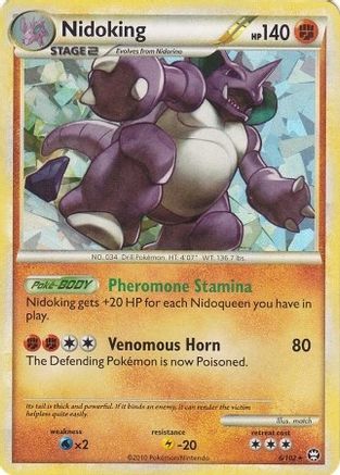 Nidoking - 6/102 (Cracked Ice Holo) [PR - 006/102]