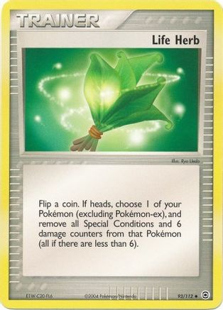 Life Herb 093  EX Battle Stadium - Uncommon