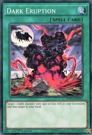 Dark Eruption (DESO-EN054) - Destiny Soldiers 1st Edition