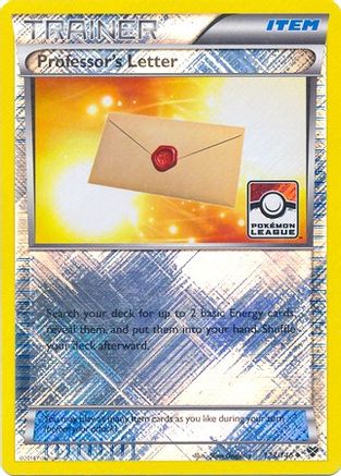 Professor's Letter - 123/146 (Pokemon League) [PR - 123/146]