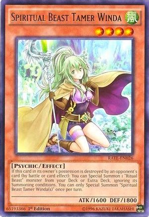 Spiritual Beast Tamer Winda [RATE - RATE-EN026]