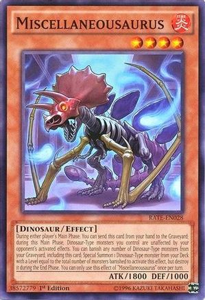 Miscellaneousaurus (RATE-EN028) - Raging Tempest Unlimited