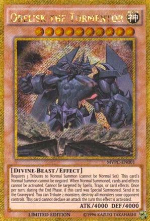 Obelisk the Tormentor [MVP1-ENG - MVPC-EN001]