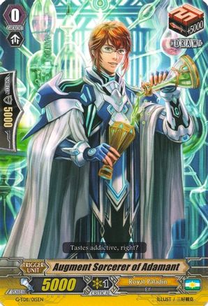 Augment Sorcerer of Adamant (G-TD11/015EN) - G-TD11: Divine Knight of Heavenly Decree