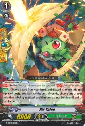 Pis Tateo (G-TD12/011EN) - G-TD12: Flower Princess of Abundant Blooming