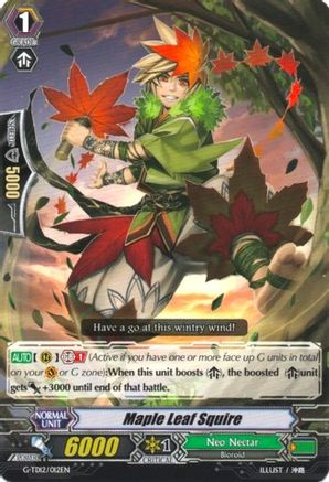 Maple Leaf Squire (G-TD12/012EN) - G-TD12: Flower Princess of Abundant Blooming