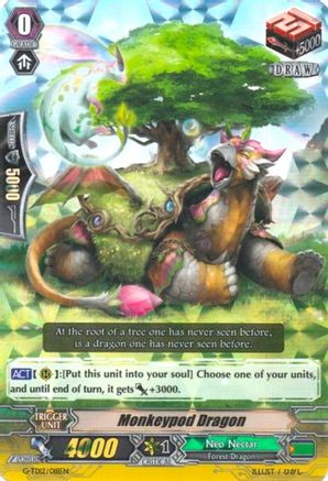 Monkeypod Dragon (RRR Foil) (G-TD12/018EN) - G-TD12: Flower Princess of Abundant Blooming