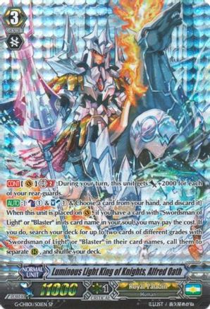 Luminous Light King of Knights, Alfred Oath (SP) (G-CHB01/004EN) - G-CHB01: TRY3 NEXT