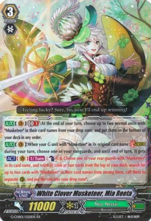 White Clover Musketeer, Mia Reeta (G-CHB01/020EN) - G-CHB01: TRY3 NEXT