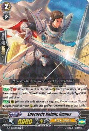 Energetic Knight, Romus (G-CHB01/025EN) - G-CHB01: TRY3 NEXT