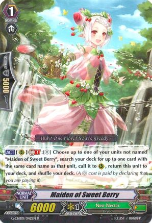 Maiden of Sweet Berry (G-CHB01/042 EN) - G-CHB01: TRY3 NEXT