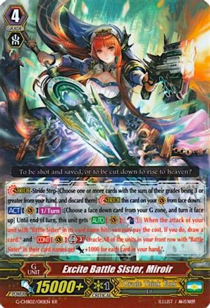 Excite Battle Sister, Miroir (G-CHB02/010EN) - G-CHB02: We ARE!!! Trinity Dragon