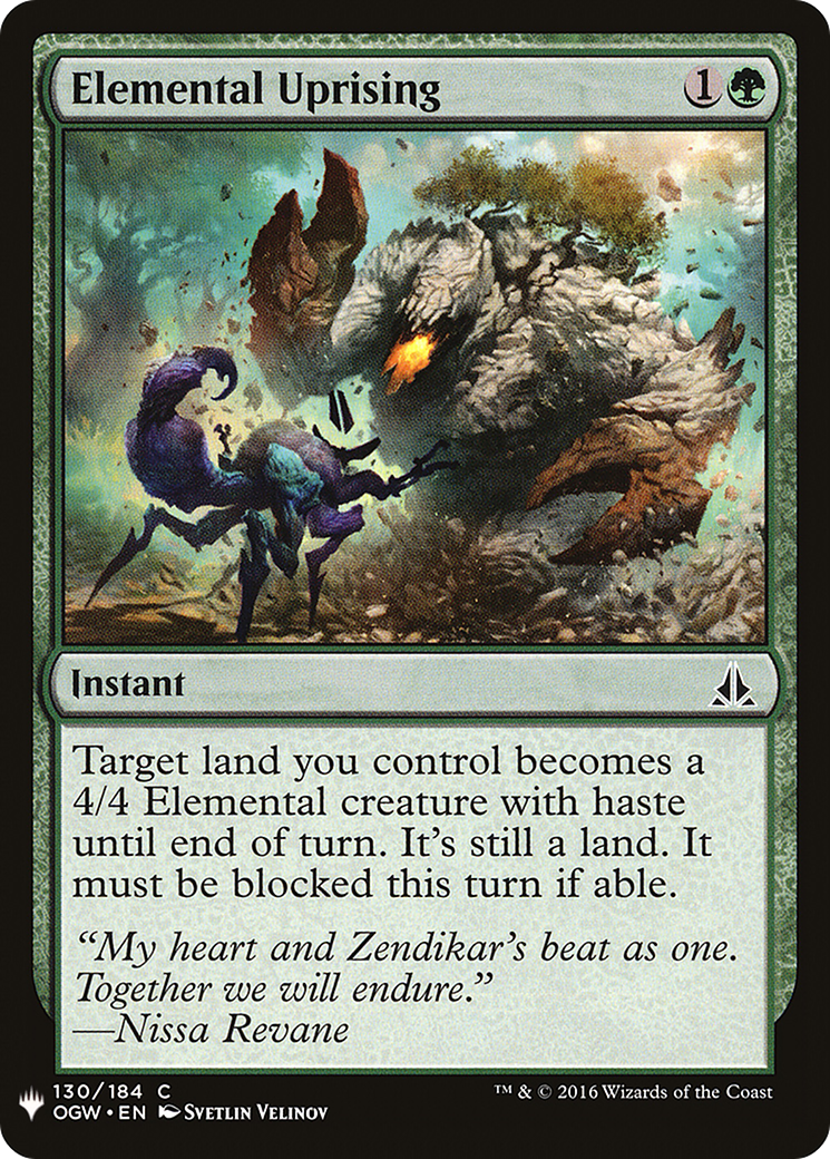 Elemental Uprising [LIST - 130]