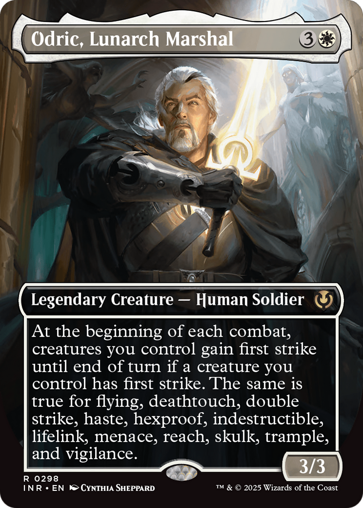 Odric, Lunarch Marshal (Borderless) (INR-298) - Innistrad Remastered