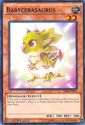 Babycerasaurus (SR04-EN013) - Structure Deck: Dinosmasher's Fury Unlimited