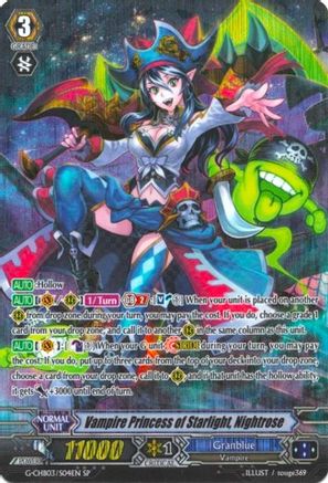 Vampire Princess of Starlight, Nightrose (SP) (G-CHB03/S04EN) - G-CHB03: Rummy Labyrinth Under the Moonlight