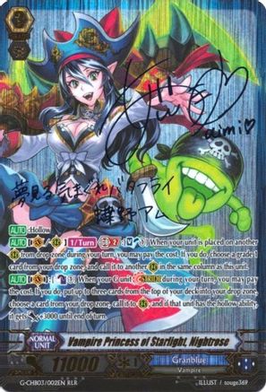 Vampire Princess of Starlight, Nightrose (RLR) (G-CHB03/002EN) - G-CHB03: Rummy Labyrinth Under the Moonlight
