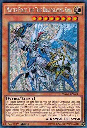 Master Peace, the True Dracoslaying King [MACR - MACR-EN024]