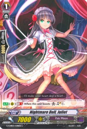 Nightmare Doll, Juliet (G-CHB03/038EN) - G-CHB03: Rummy Labyrinth Under the Moonlight