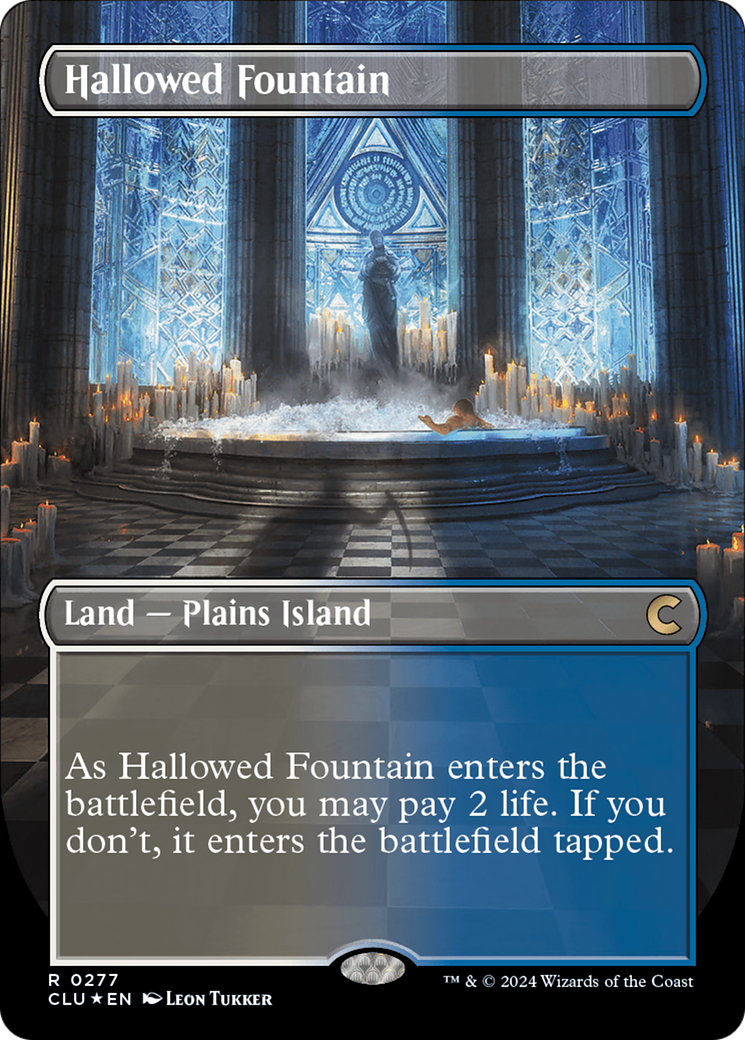 Hallowed Fountain (Borderless) [CLU - 277]