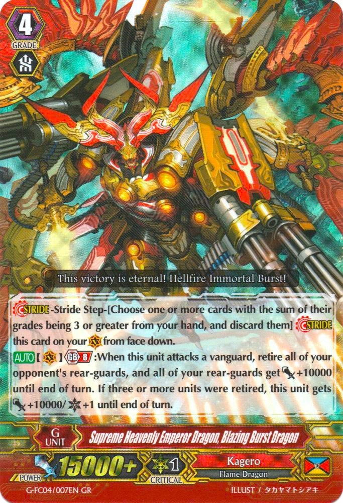 Supreme Heavenly Emperor Dragon, Blazing Burst Dragon [G-FC04 - G-FC04/007EN]